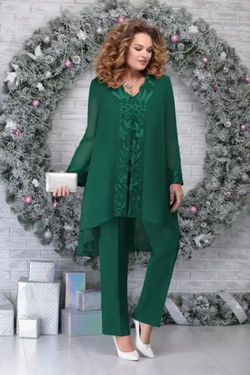 WW | 3 Teilig Chiffon Brautkleid Satz Für Damen