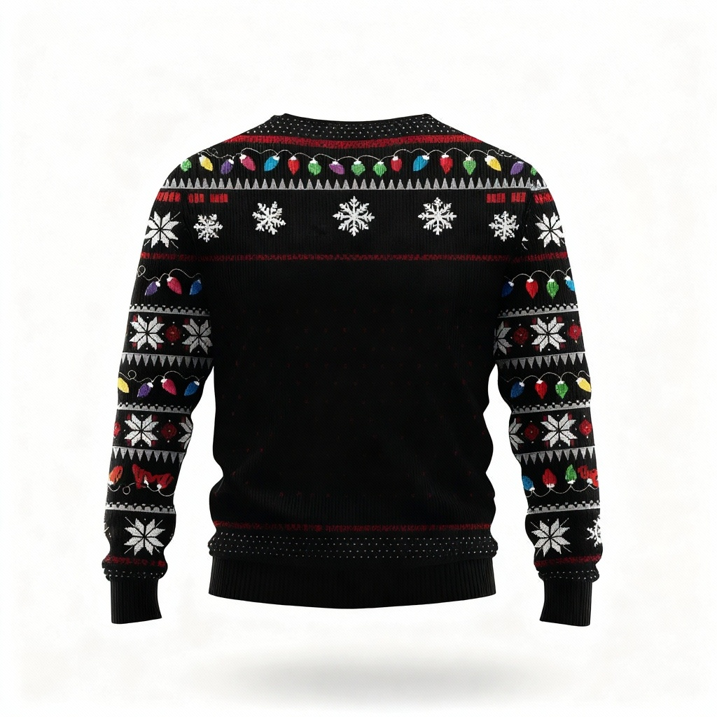 WW | Xmas Tier- & Geschenkdruck - Hässlicher Weihnachtsikonen-Mash-Up Hässlicher Pullover
