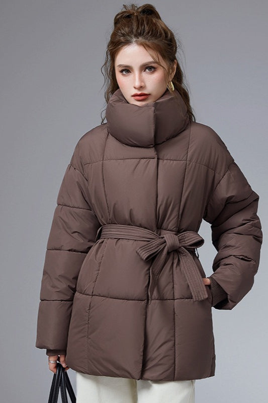 WW | Casual Cropped Cotton Puffer Jacket