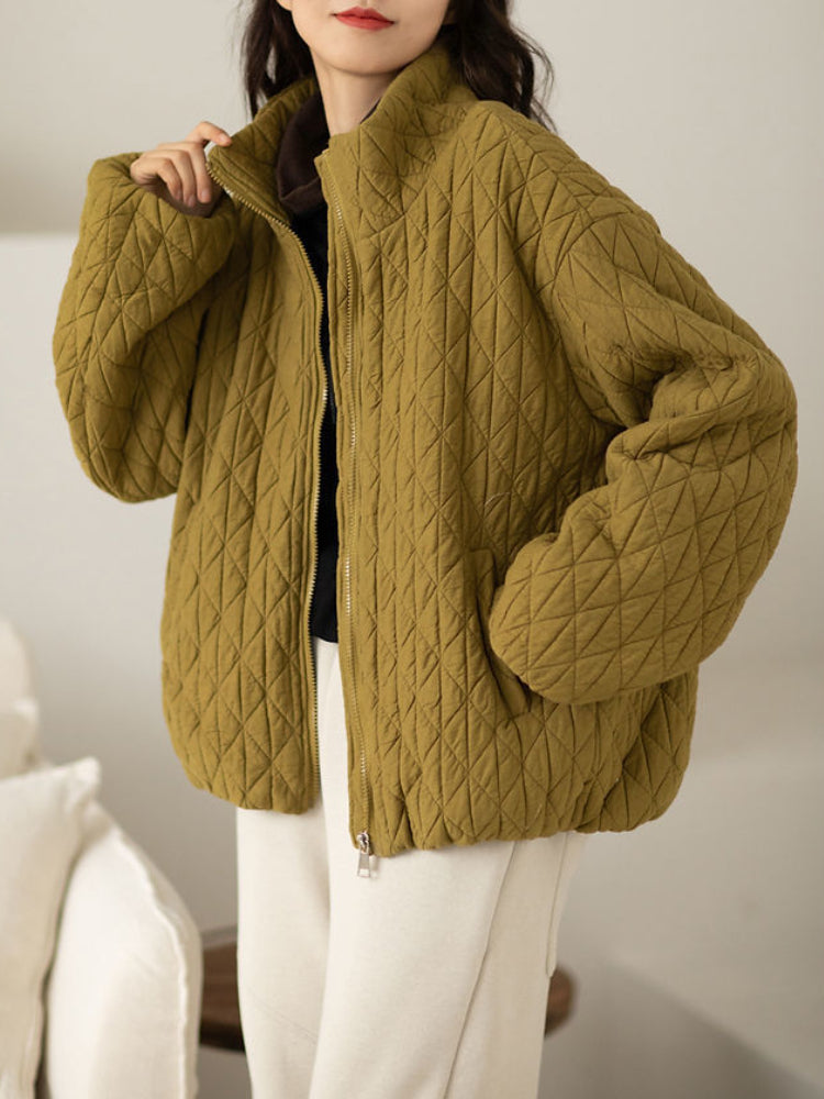 WW | Structured jacket with stand-up collar and side pockets