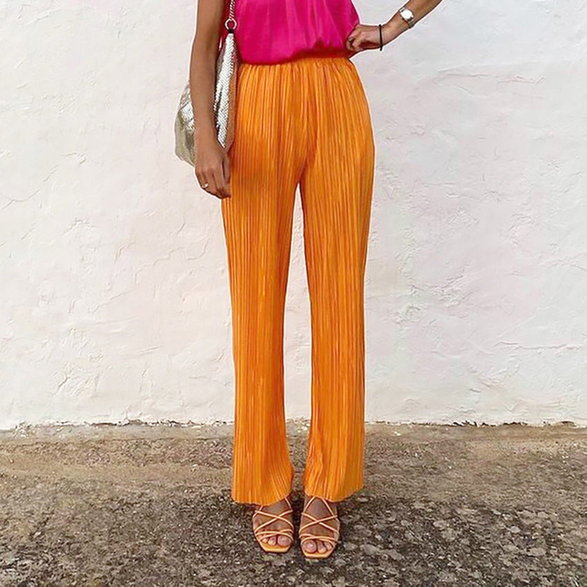 WW | Elegante orange Hosen für Frauen