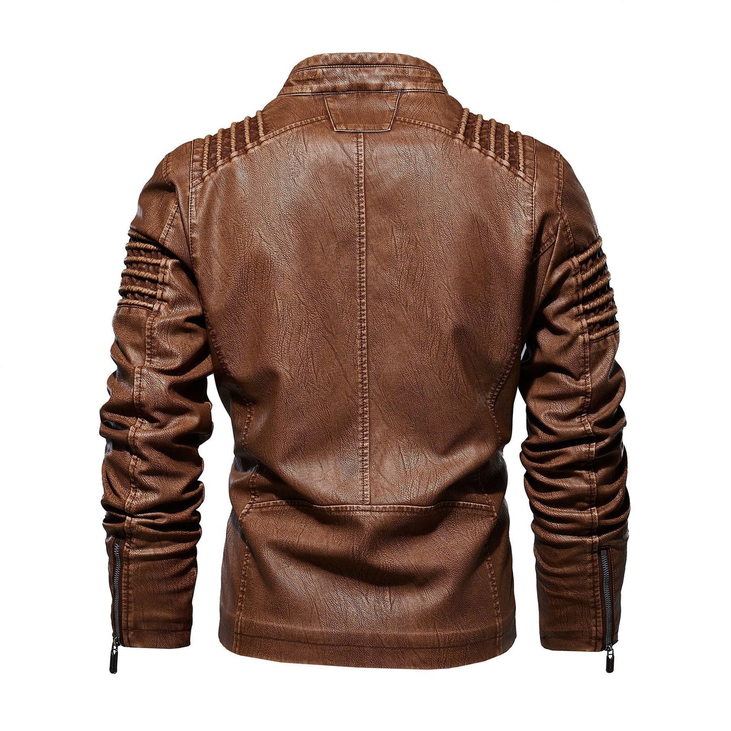 WW | Herren Lederjacke mit Reißverschluss