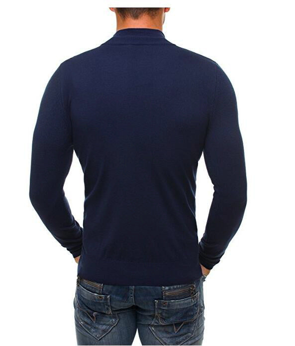 WW | Herren Rollkragenpullover mit Reißverschluss