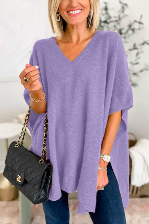 WW | Vielseitiger Pullover im Poncho-Stil