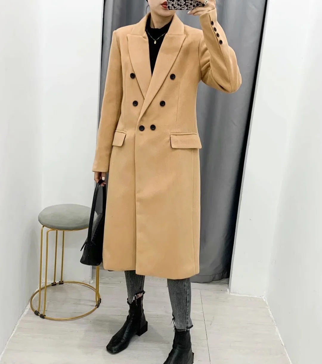 WW | Double-Breasted Jacket with Hood