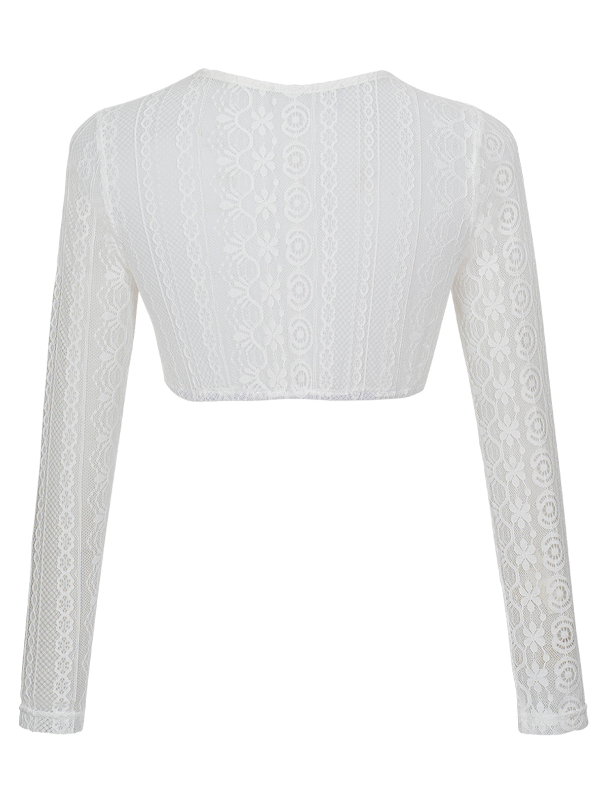 WW | Weiß Rundhals Dirndlblusen Chiara