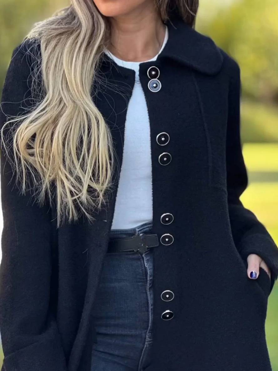 WW | Elegant A-line Winter Coat