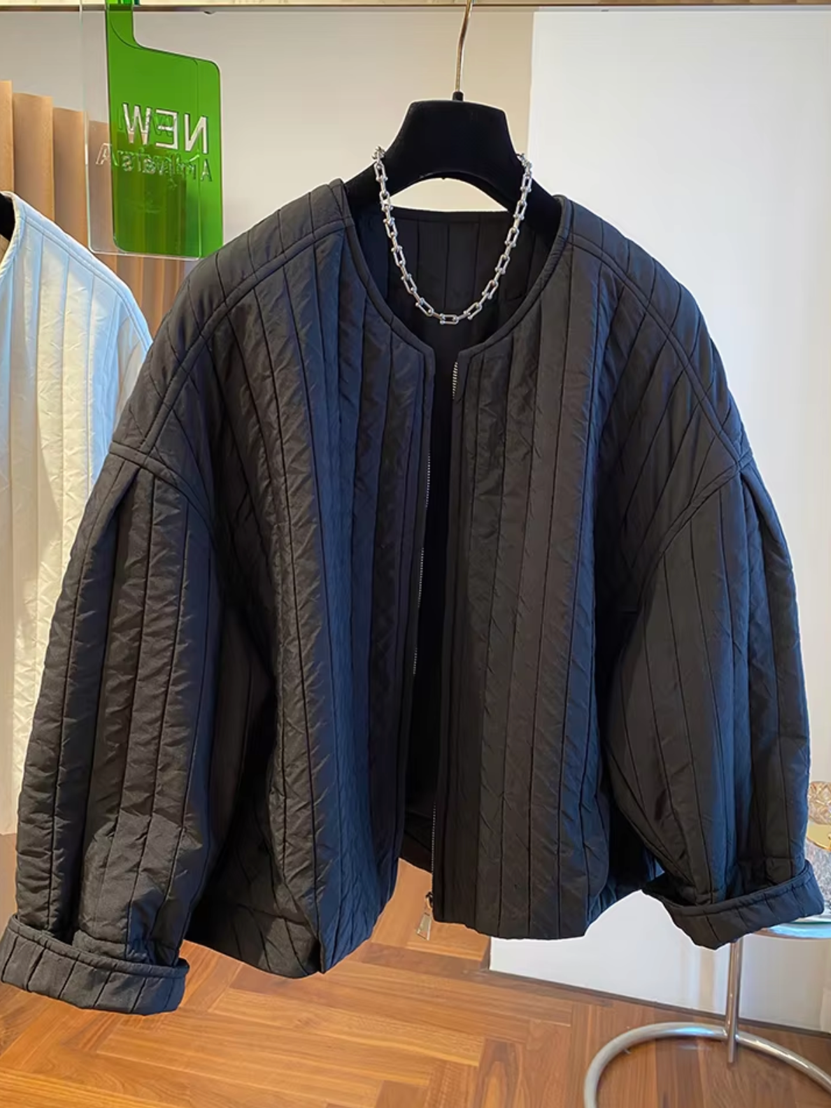 WW | Quilted Jacket with Zipper