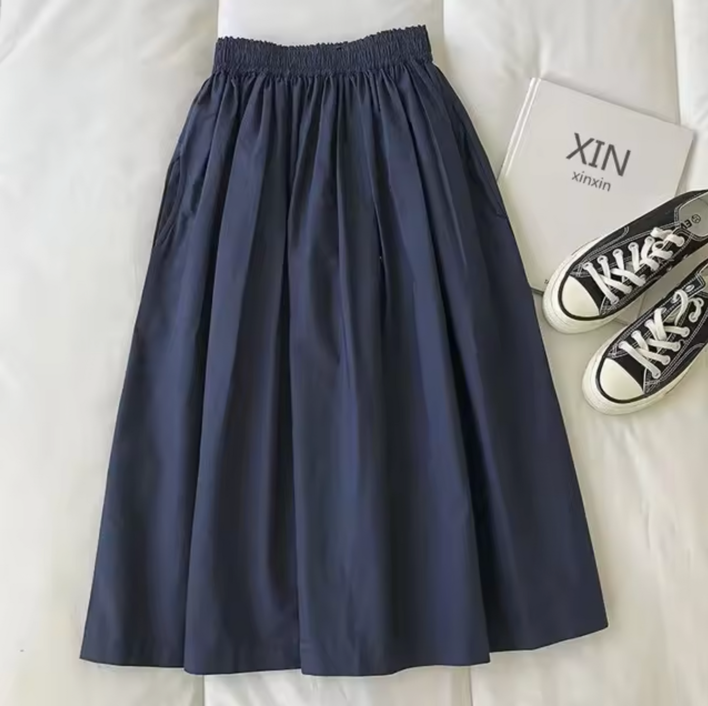 WW | Loose high-waisted skirt