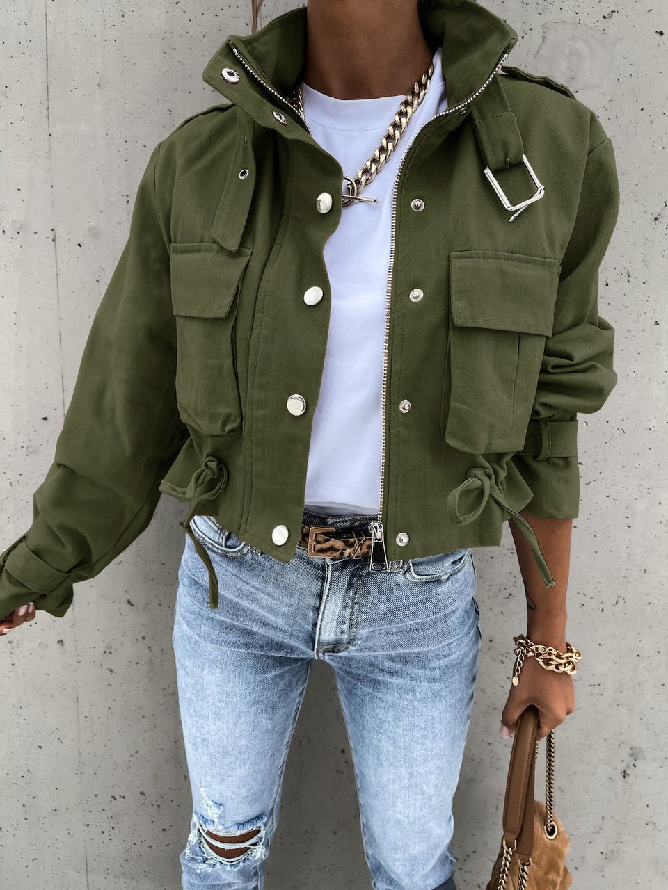 WW | Utility-Jacke - Leichte Schicht - Baumwollmischung - Lässiger Street Style