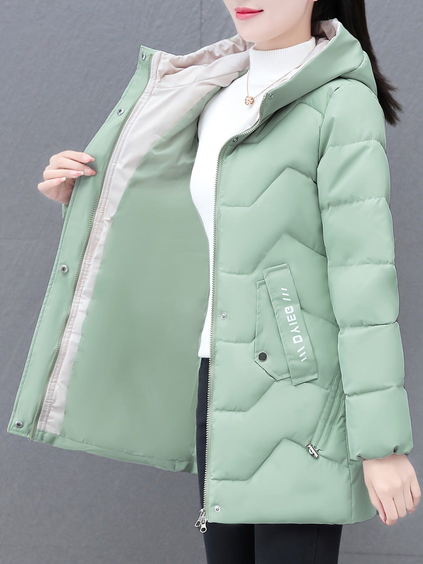 WW | Warm Long Puffer Winter Jacket with Hood for Women - Ideal for Winter