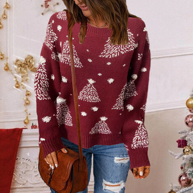 WW | Christmas Knitted Jumper with Festive Pattern