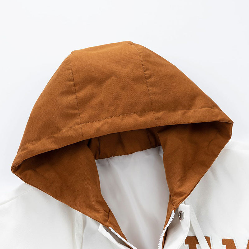 WW | Kapuzenjacke mit Buchstaben-Print