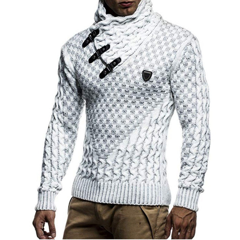 WW | Herren Rollkragenpullover mit Verschluss