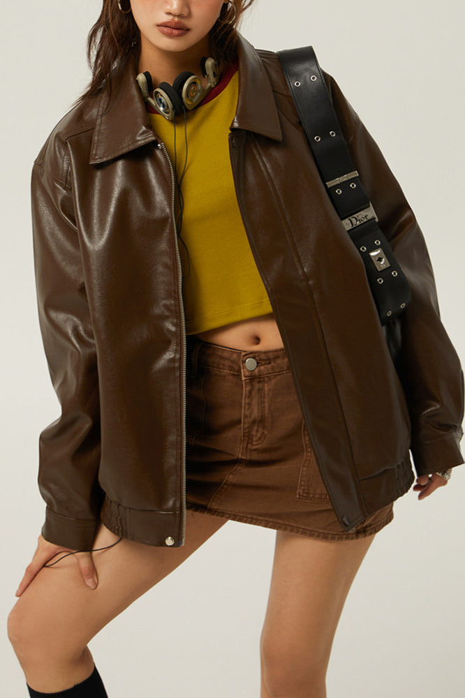 WW | Lockere Passform Moto-Jacke