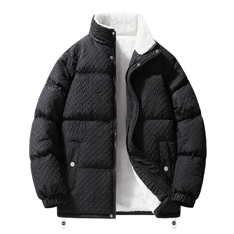 WW | Insulated and Padded Puffer Jacket High Collar Loose Fit Windproof