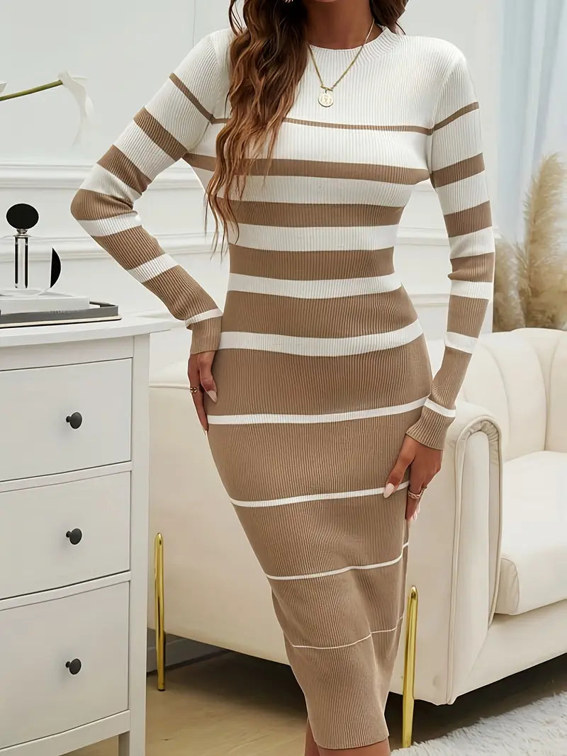 WW | Streifen Bodycon Kleid