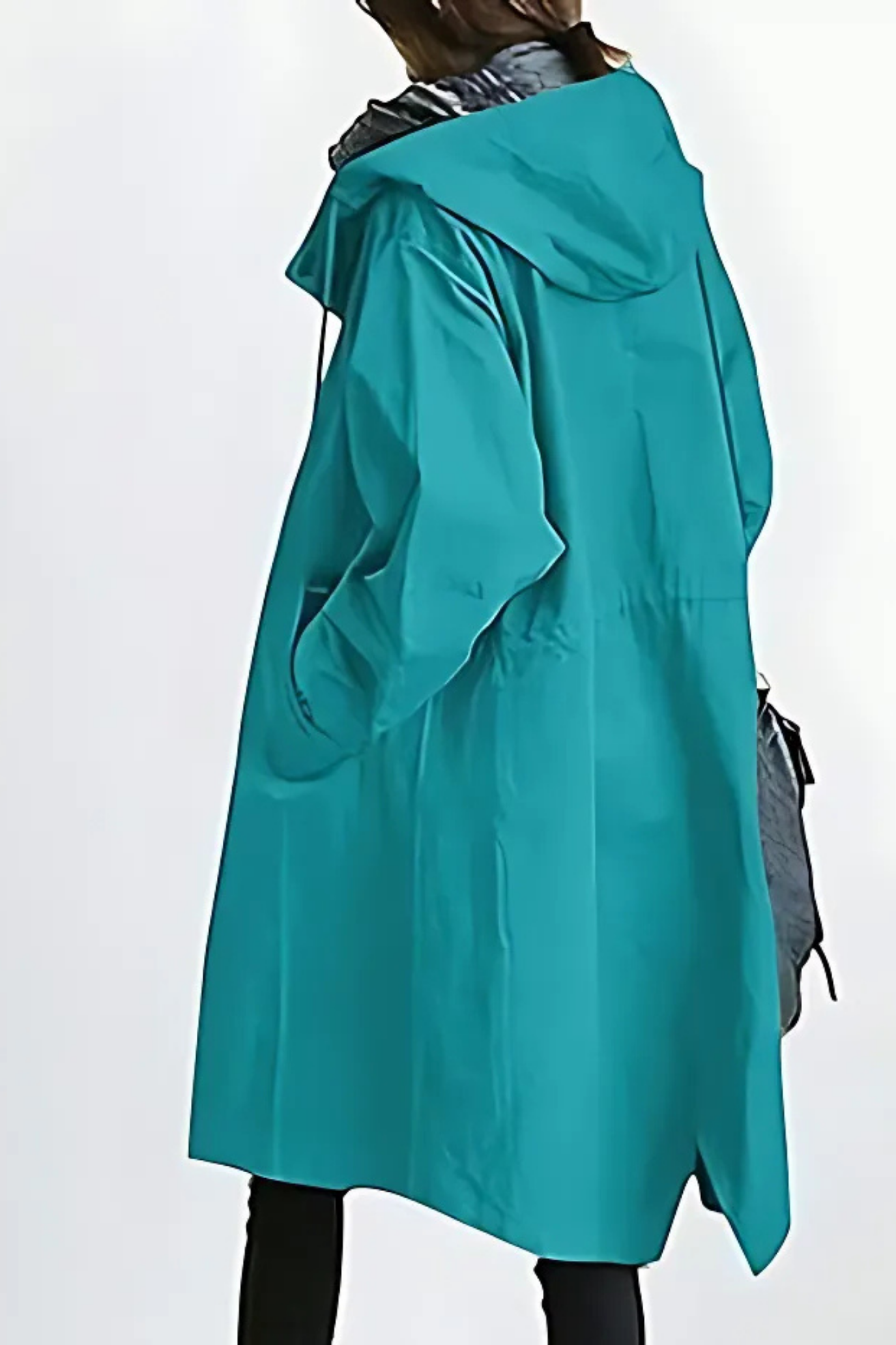 Dolly Stylish Trench Coat - Light Blue