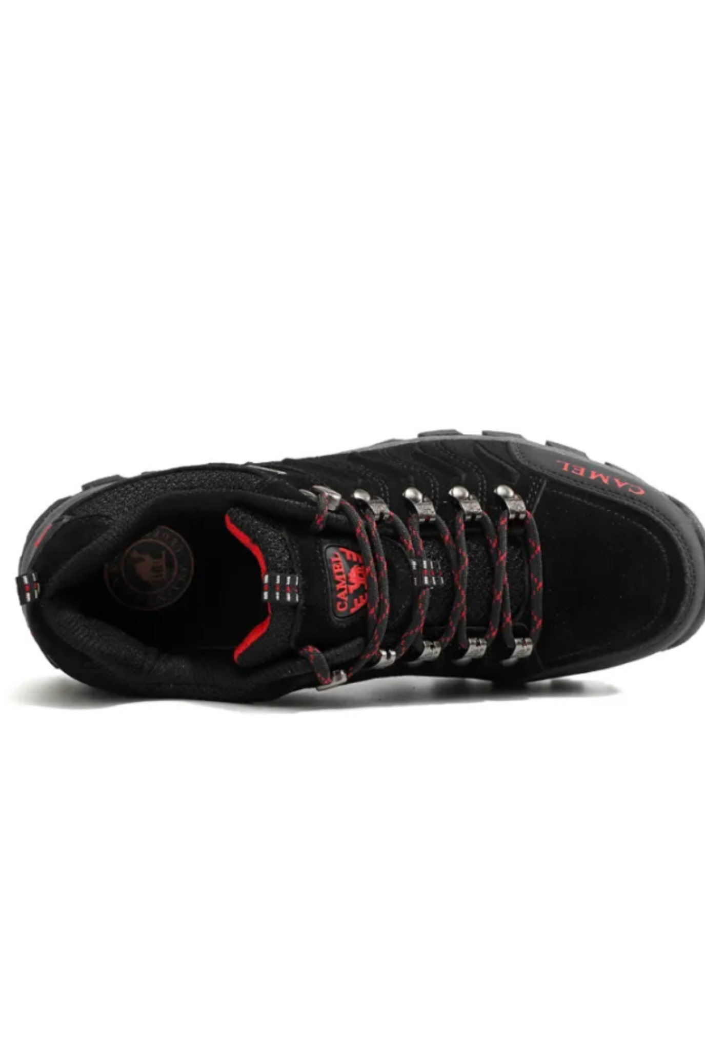 Amelio Innovative Hiking Shoes - Black Red