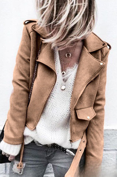 WW | Elegante Freizeitjacke mit Patchwork-Elementen