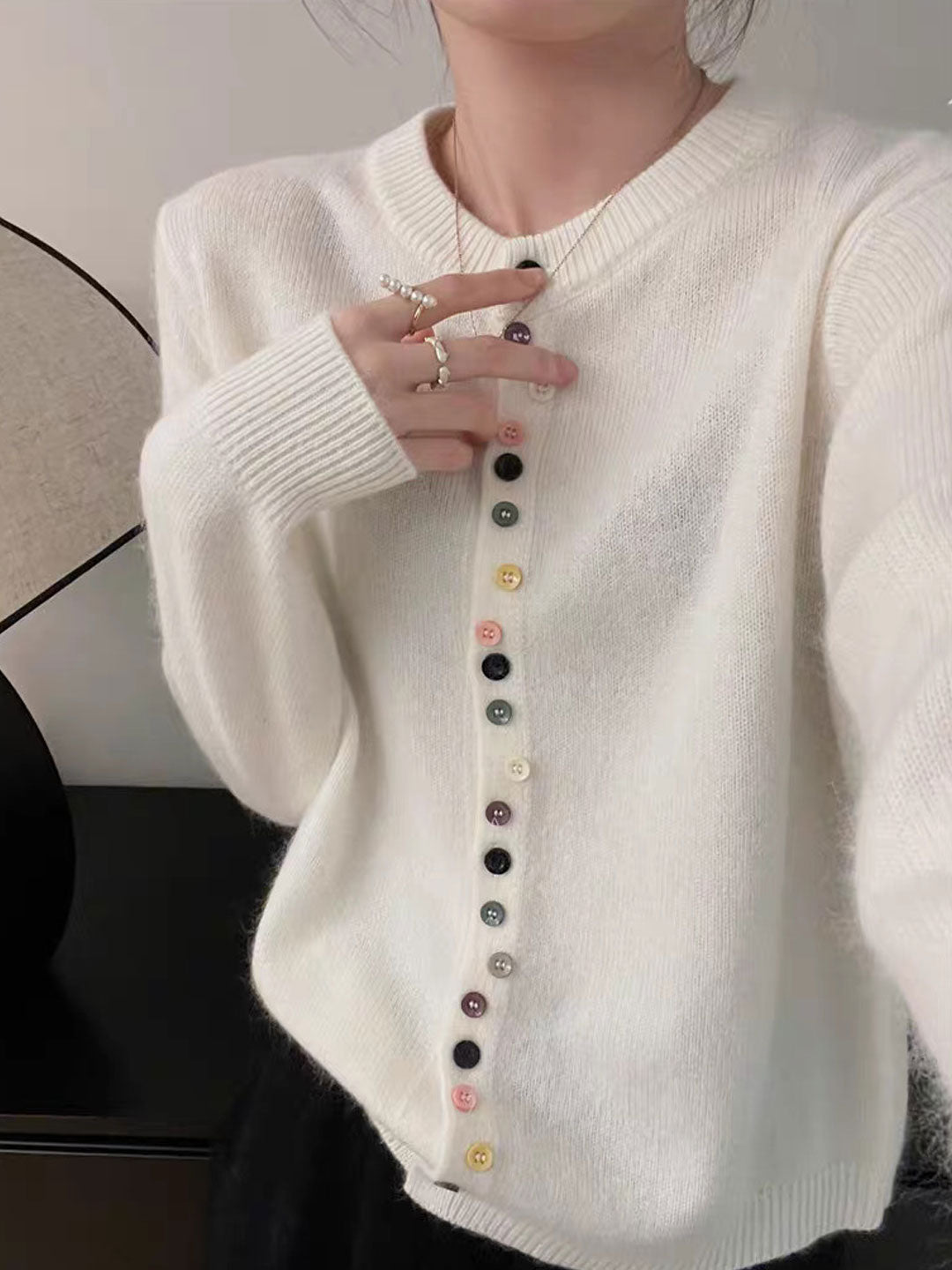WW | Playful Button Pullover