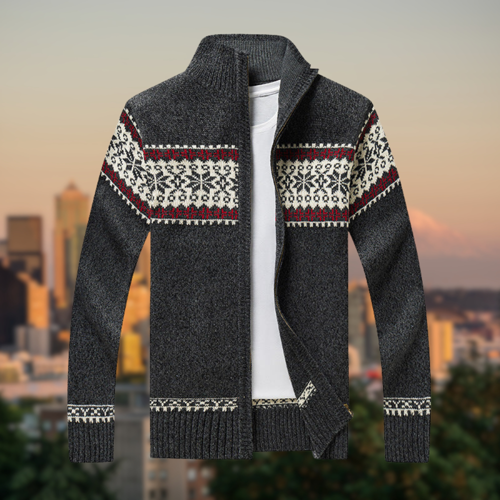 WW | Sweater with stand-up collar