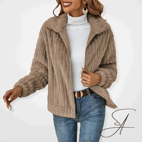 W&W | Plüschiger, stilvoller Herbst-Cardigan