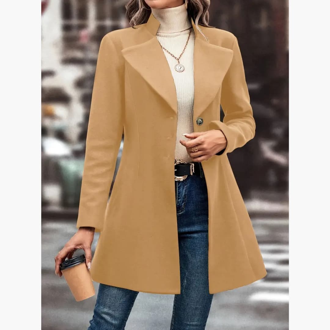 WW | Elegant Lapel Winter Coat for Women