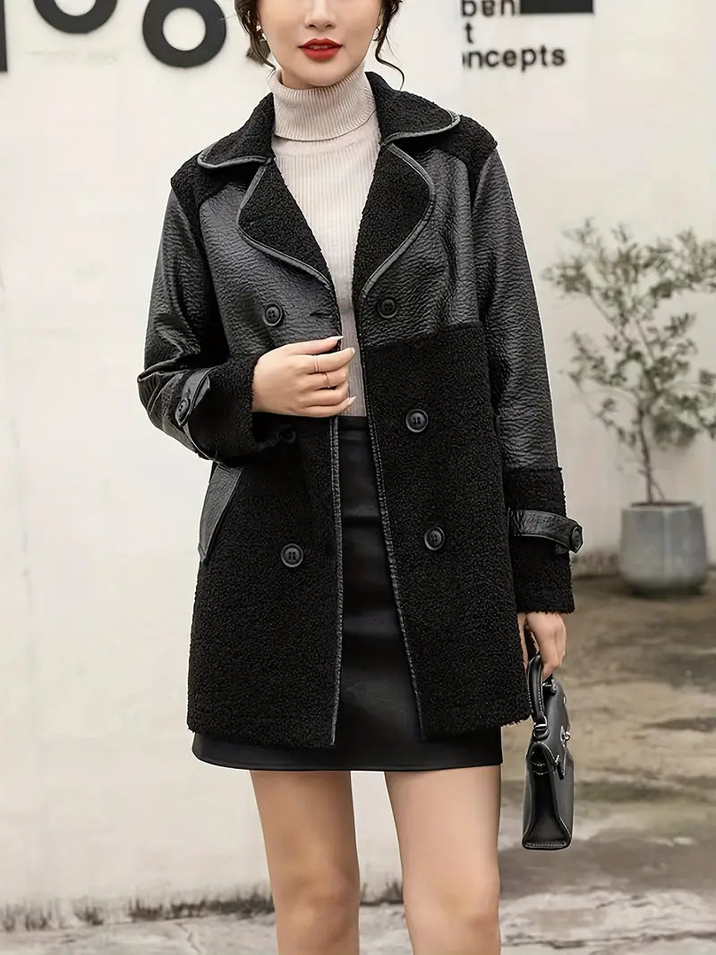 WW | Double-Lined PU Leather Jacket
