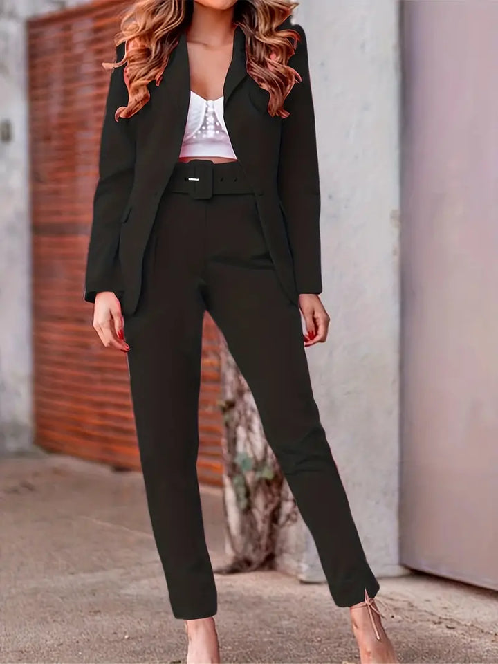 WW | Elegantes Set mit offenem Blazer und Hose