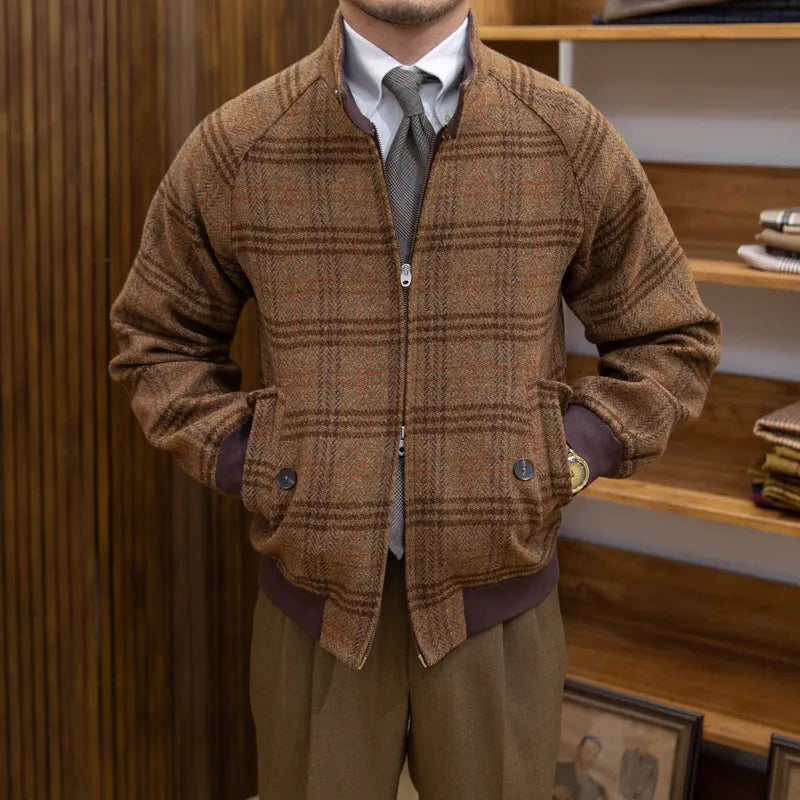 WW | Slim Fit Karokleid mit Stehkragen