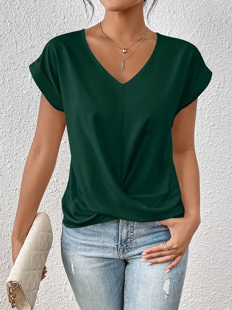 WW | Lässiges T-Shirt Mit Kurzen Ärmeln Für Die Damenwelt