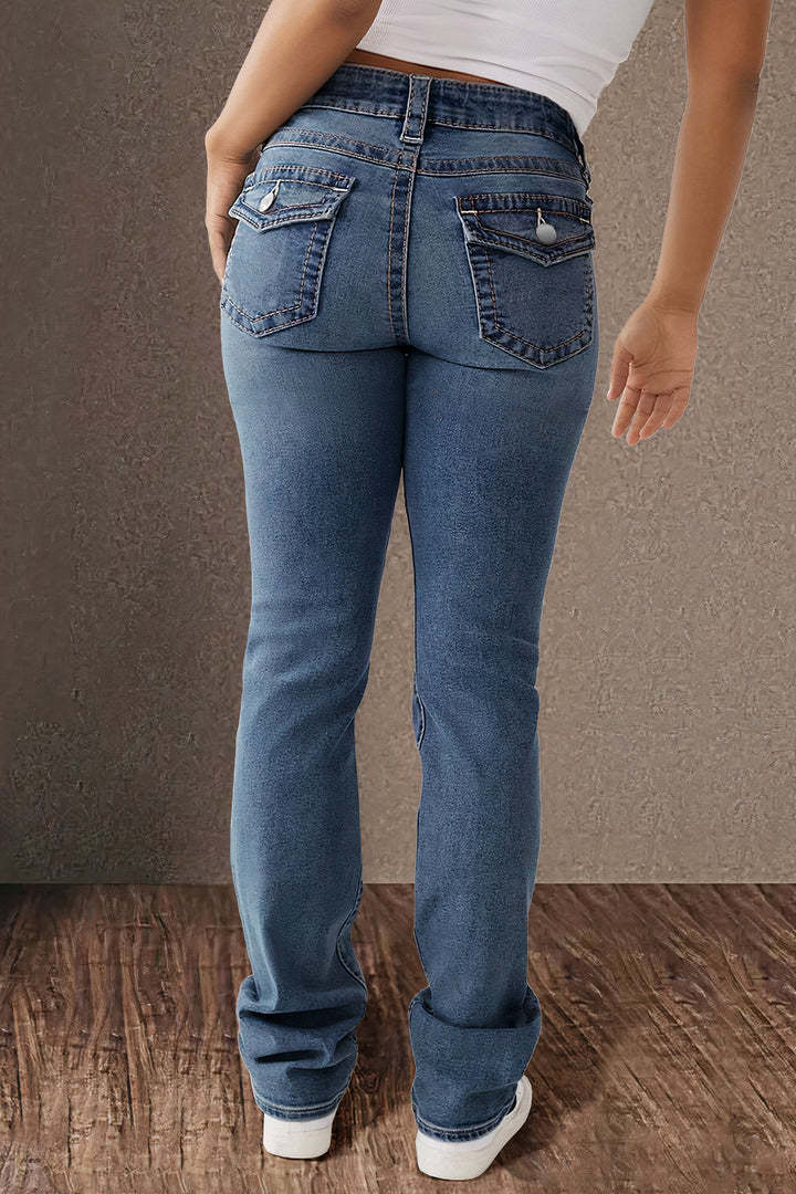 WW | Stylische ausgestellte Jeans für Frauen