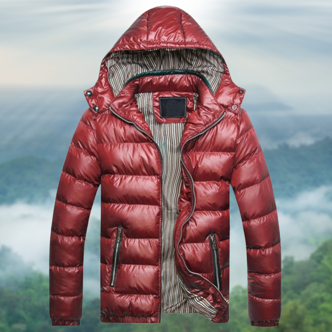 WW | Hooded winter coat made of quilted material