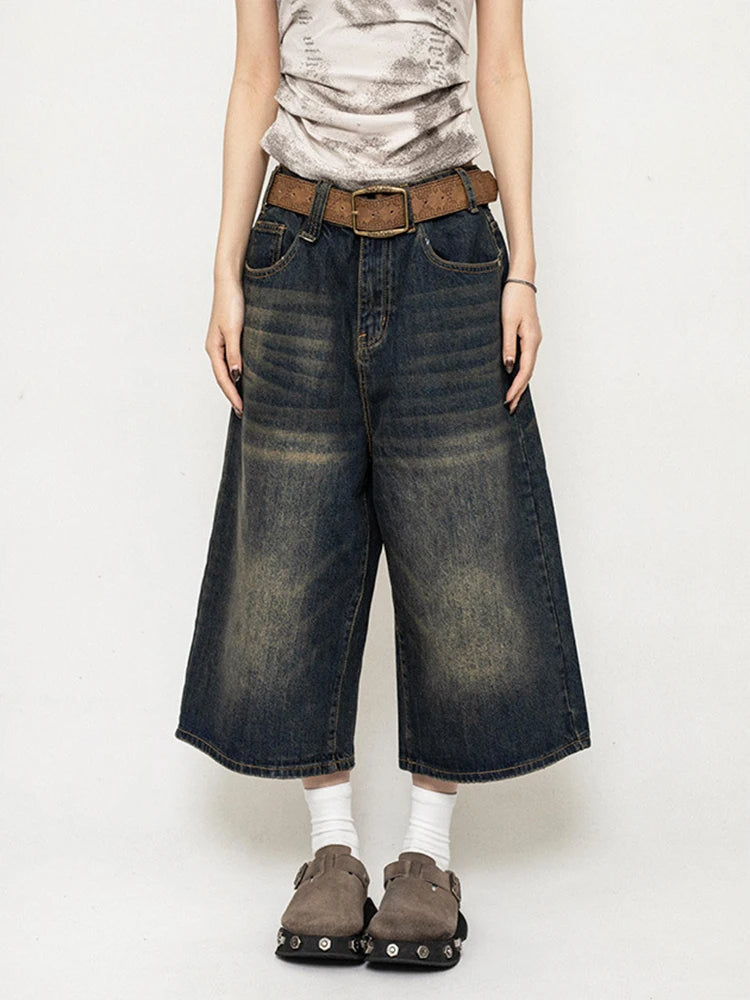 WW | Weite Denim Culotte
