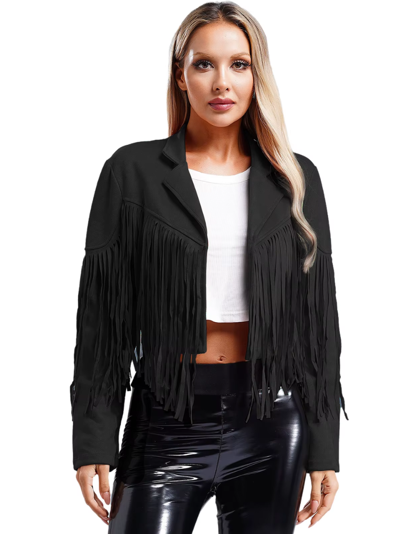WW | Brown jacket with fringes
