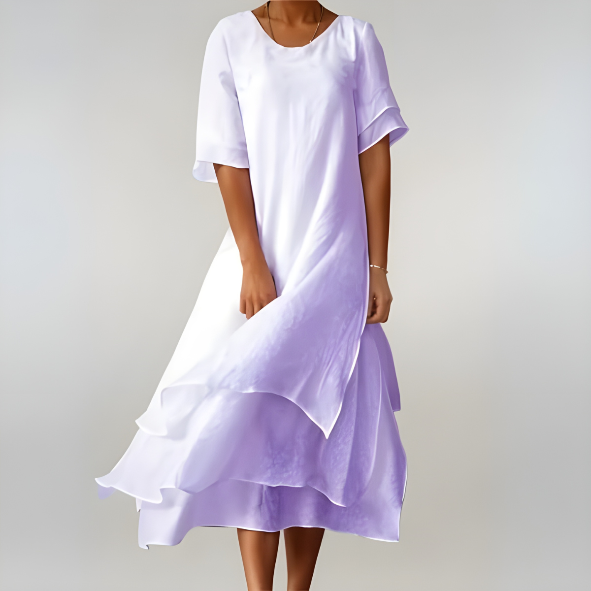 Agnès | Lightweight and elegant long cotton dress