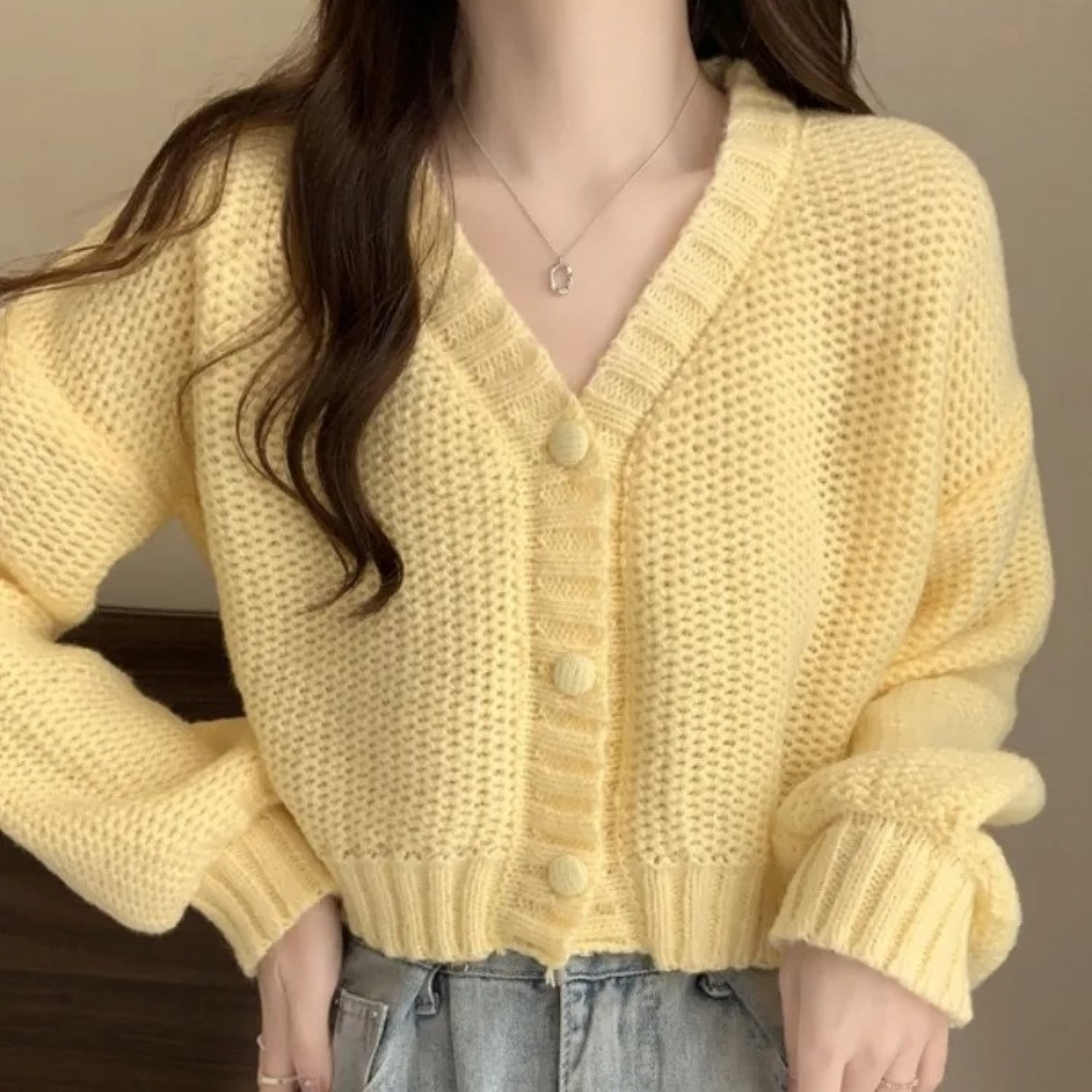 WW | Freizeitjacke mit V-Ausschnitt