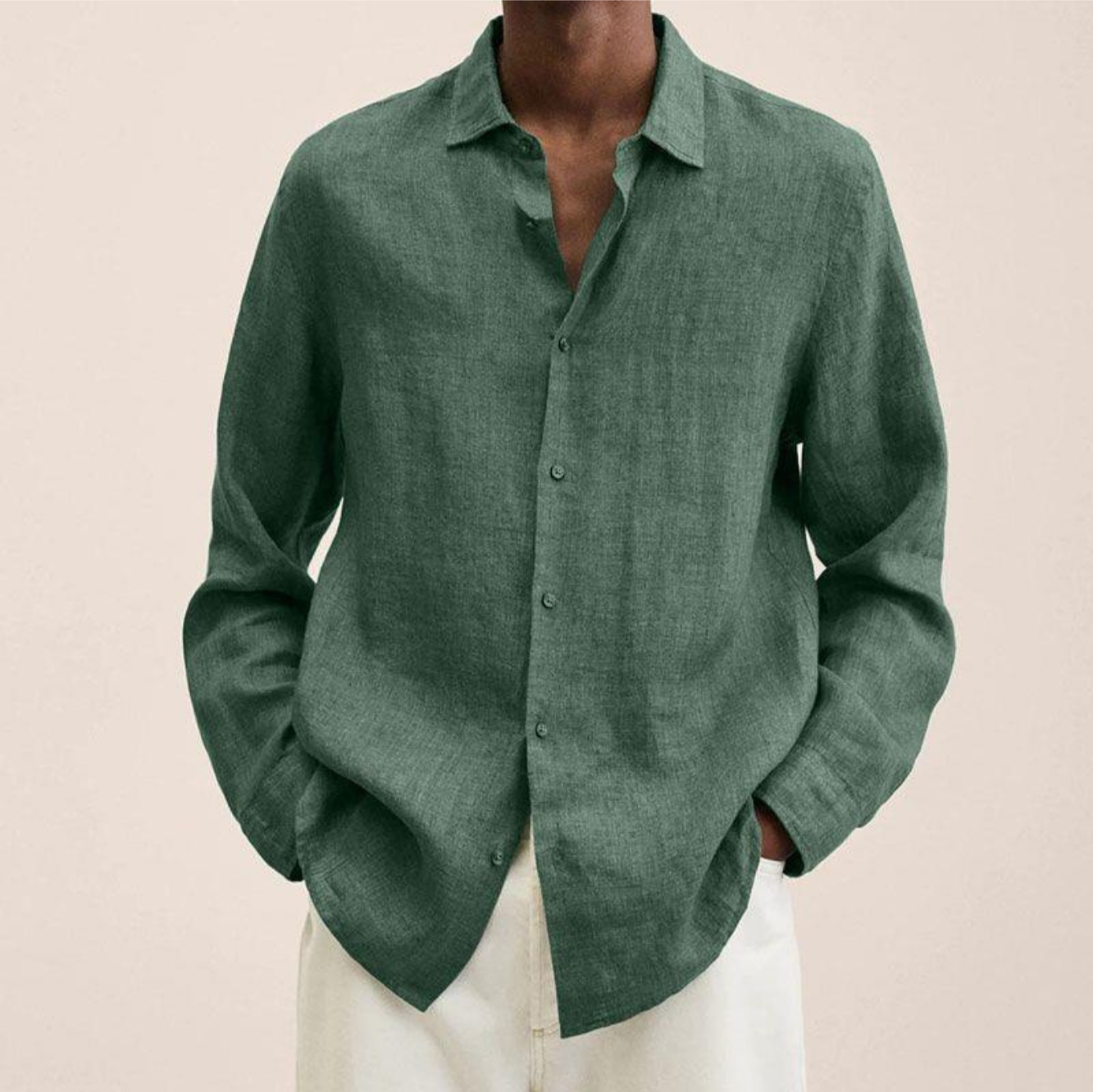 WW | Men's Long Linen Shirt