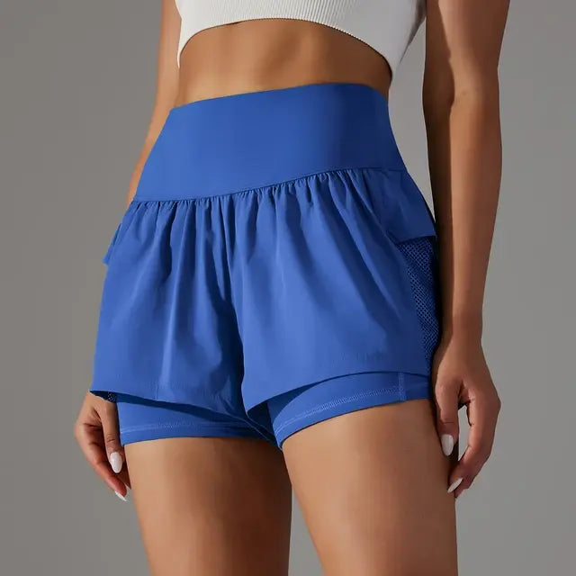 WW | Gym Sport Laufshorts Für Damen Mit Hoher Taille