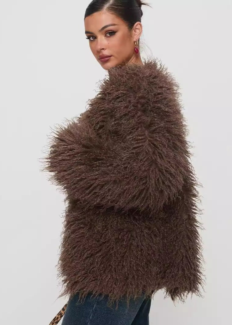 WW | Shaggy Kunstpelzjacke