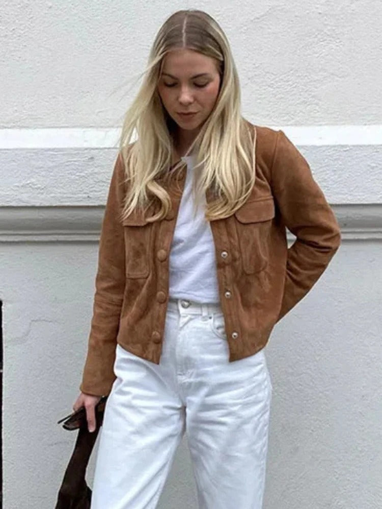 WW | Elegant suede jacket