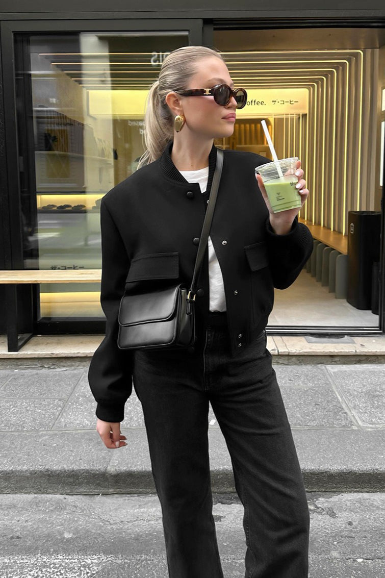 WW | Wollene Baseballjacke