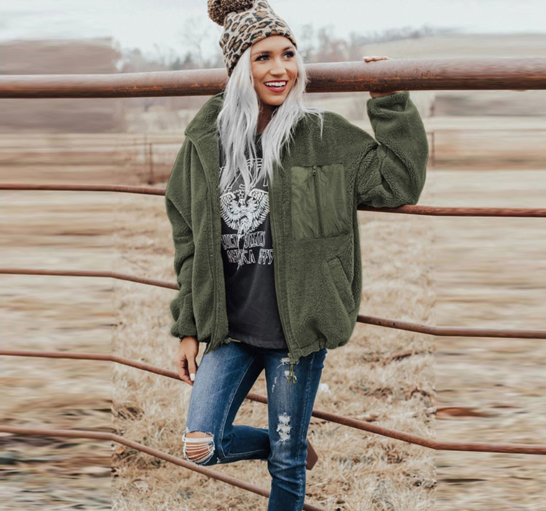 WW | Lockere und warme Jacke für Frauen