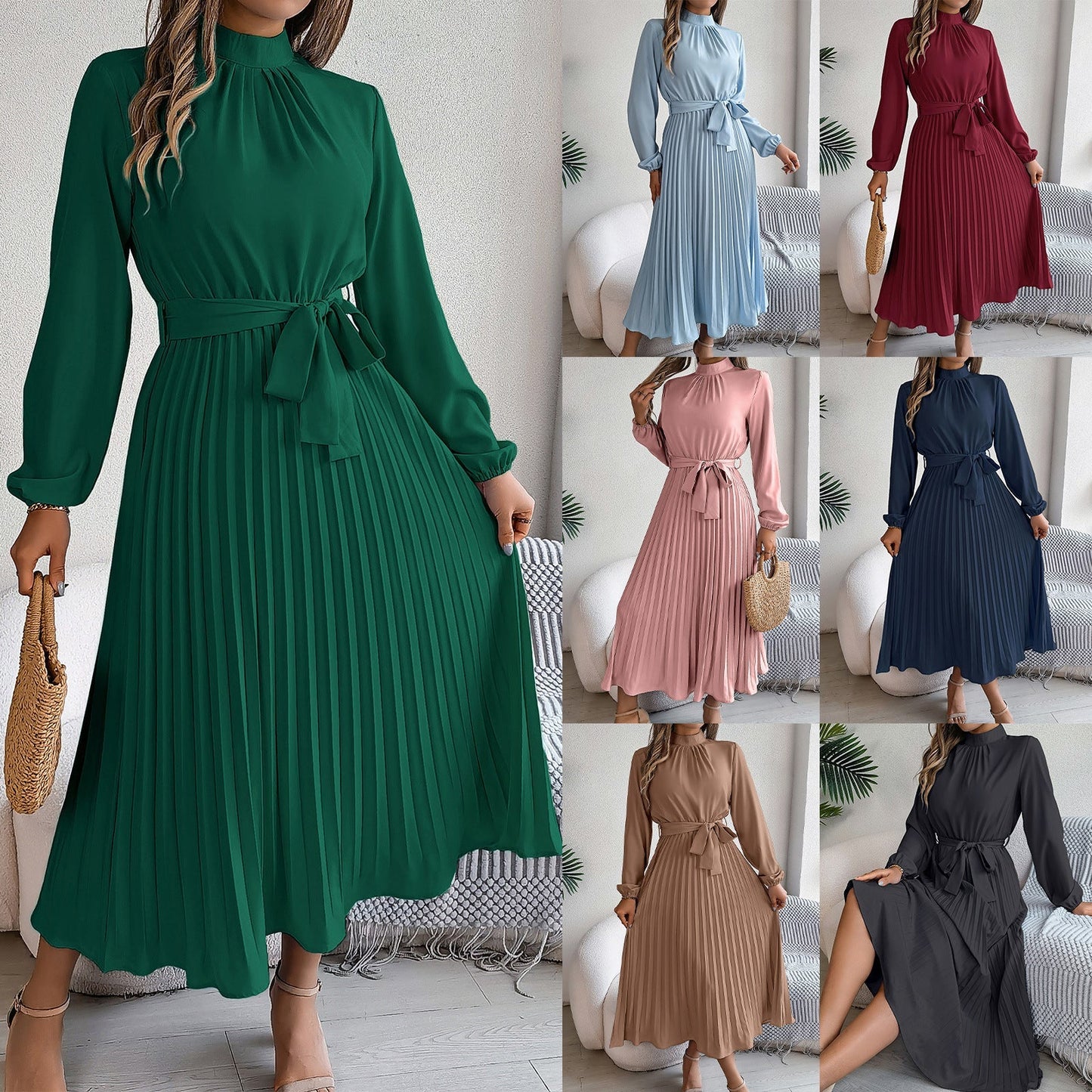 WW | Elegantes Und Zeitloses Plissee Kleid