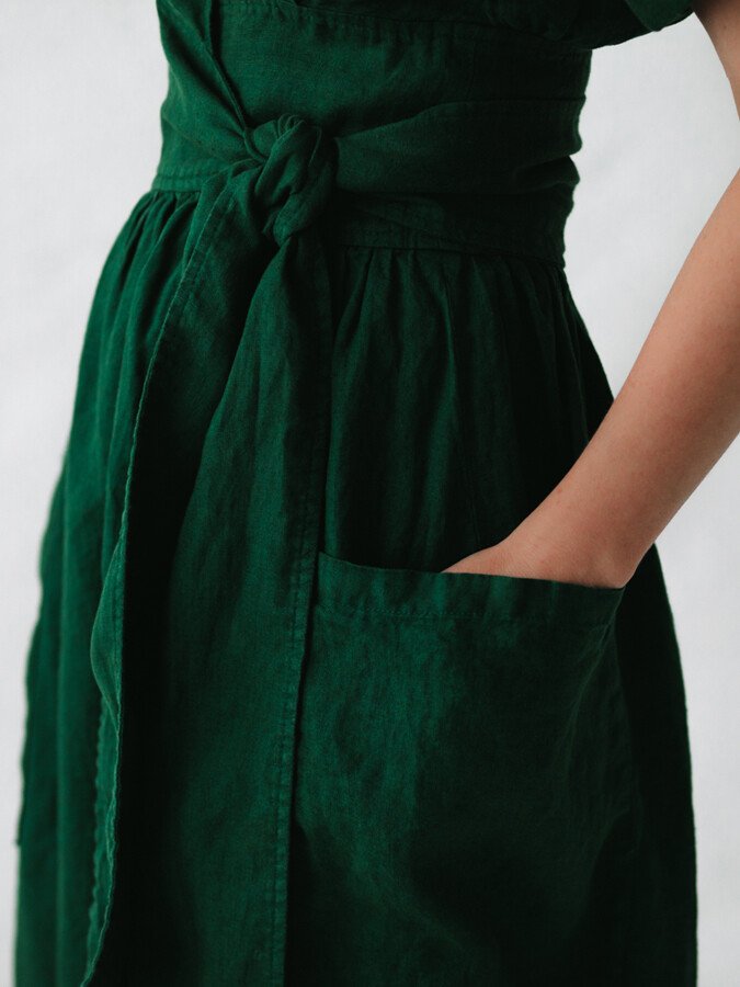 WW | Fließendes Leinenkleid