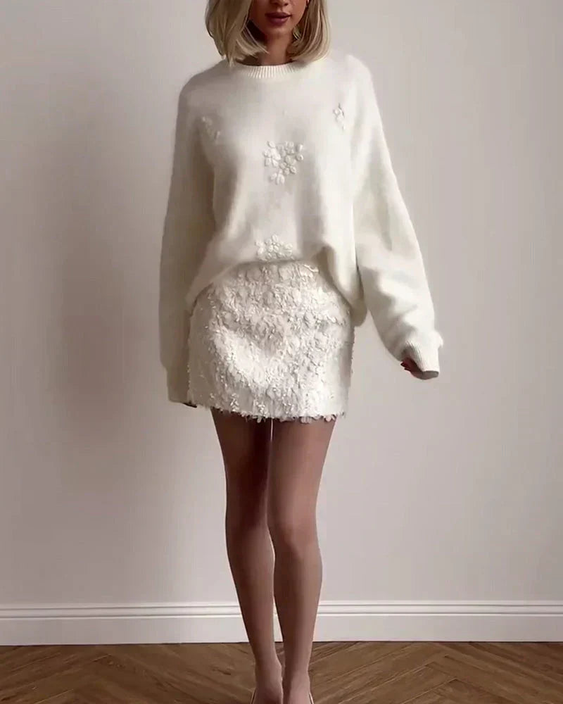 WW | Embroidered Floral Sweaters