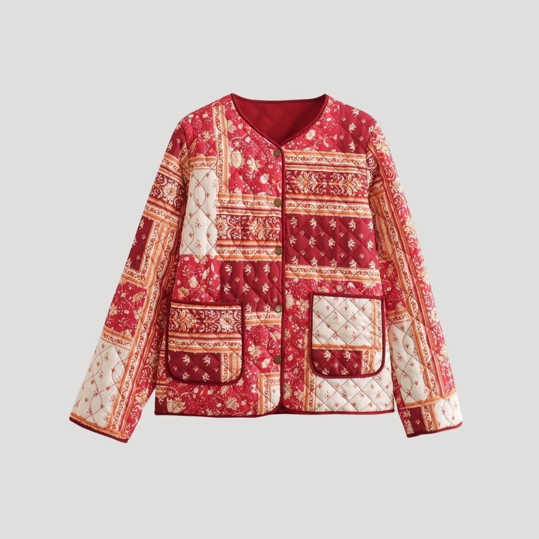 WW | Women's Lightweight Summer Quilted Jacket – Printed Boho Style