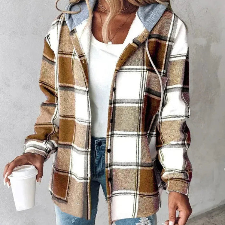 WW | Checked Hoodie for Women