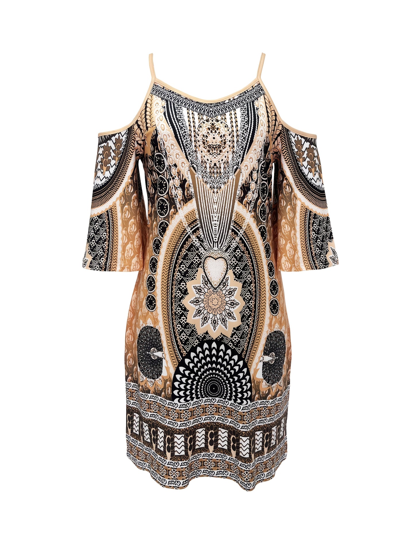 Ophelia | Boho Tunic Dress with Print